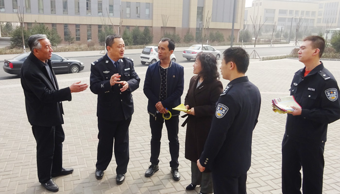我院在孝义校区开展防范电信诈骗宣传活动 我院在孝义校区开展防范电信诈骗宣传活动