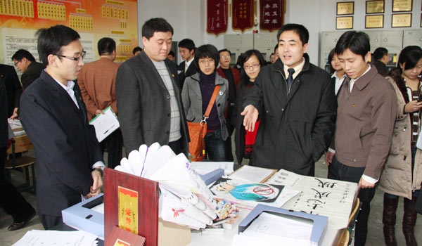 校团委组织观摩互检组到我院检查指导共青团工作 校团委组织观摩互检组到我院检查指导共青团工作