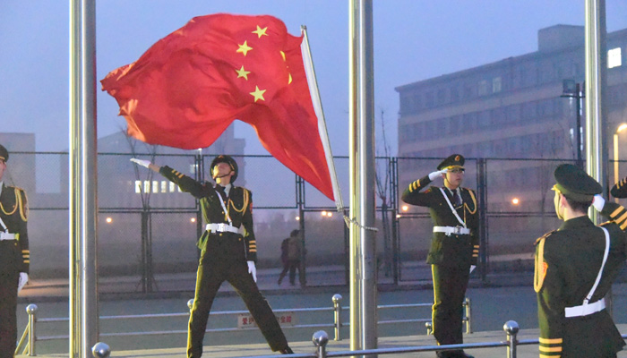 我院举行纪念“12•9运动80周年”升旗仪式 我院举行纪念“12•9运动80周年”升旗仪式