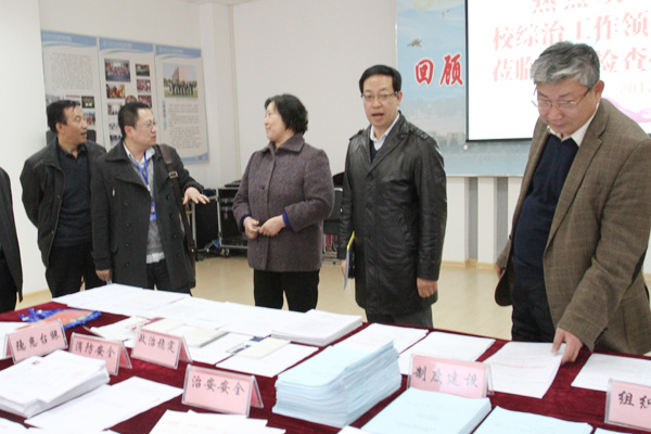 校综治工作领导组莅临我院检查指导 校综治工作领导组莅临我院检查指导
