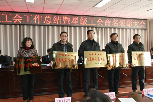 我院荣获44118太阳成城集团五星级基层工会组织称号 我院荣获44118太阳成城集团五星级基层工会组织称号