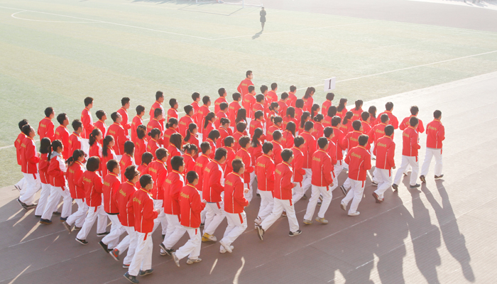 我院成功举办2013级新生广播操比赛 我院成功举办2013级新生广播操比赛