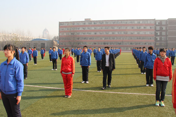 我院紧张训练积极备战44118太阳成城集团广播操比赛 我院紧张训练积极备战44118太阳成城集团广播操比赛