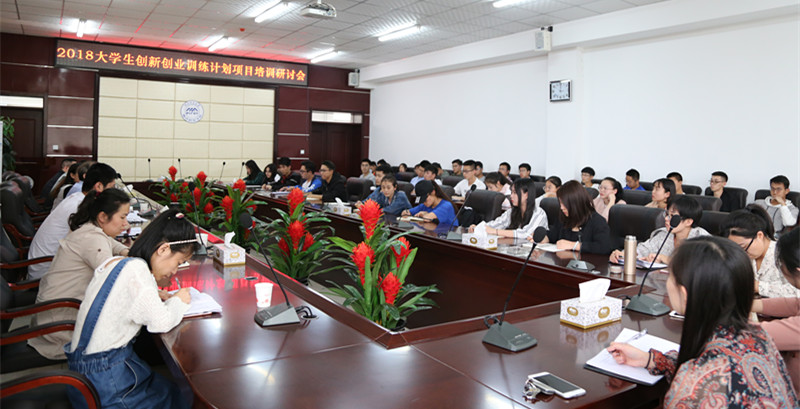 44118太阳成城集团召开2018大学生创新创业训练计划项目培训研讨会 44118太阳成城集团召开2018大学生创新创业训练计划项目培训研讨会